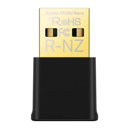 TP-Link Archer TX20U Nano Adaptador USB Wi-Fi 6 AX1800 Doble Banda Negro