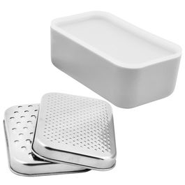 Day Rallador 2 Cortes con Caja de Acero Inoxidable Medidas 18x10 cm