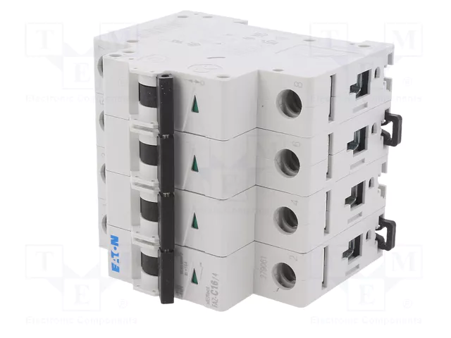 EATON ELECTRIC FAZ-C16/4 Interruptor magnetotérmico 4 polos 16A 15kA EATON ELECTRIC FAZ-C16/4 Interruptor magnetotérmico 4 polos 16A 15kA