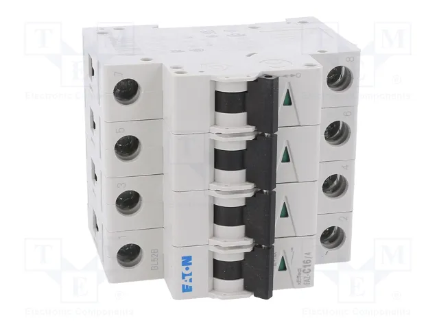 EATON ELECTRIC FAZ-C16/4 Interruptor magnetotérmico 4 polos 16A 15kA EATON ELECTRIC FAZ-C16/4 Interruptor magnetotérmico 4 polos 16A 15kA