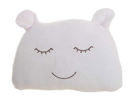 Creaciones Llopis Cojín/Parachoques Cuna Oso Polar Blanco 35 x 29 cm