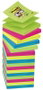 Post-it Z-Notes Super Sticky Colores Surtidos 76x76mm Pack de 20