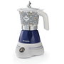 Ariete Moka Capri Electric, Cafetera de espresso Blanco / Azul