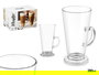 Vivalto Copa Vidrio para Café Latte 280 ml Transparente 10x8x14.3 cm (Set de 24)