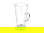Vivalto Copa Vidrio para Café Latte 280 ml Transparente 10x8x14.3 cm (Set de 24)