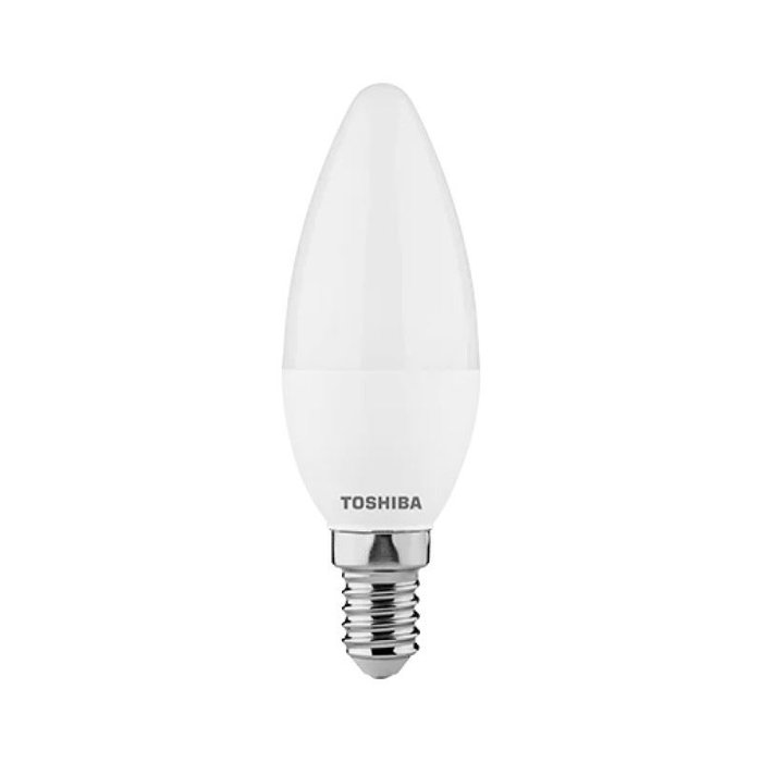 TOSHIBA BOMBILLA LED ECOFLARE C35 E14 5.9W 6500K - BLANCO FRÍO