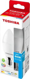 TOSHIBA BOMBILLA LED ECOFLARE C35 E14 5.9W 6500K - BLANCO FRÍO