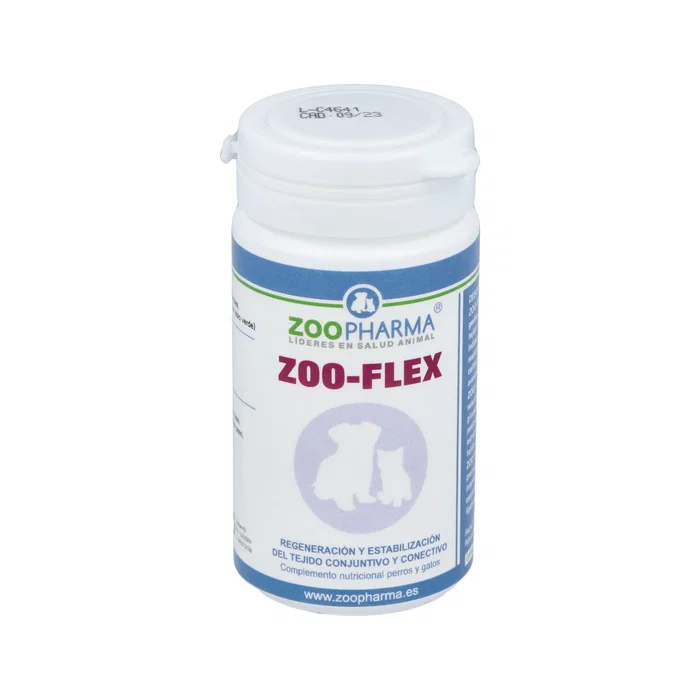 ZOOPHARMA VET Zoo-Flex Perros Y Gatos 60 Comp. Suplemento Nutricional para Tejido Conectivo ZOOPHARMA VET Zoo-Flex Perros Y Gatos 60 Comp. Suplemento Nutricional para Tejido Conectivo