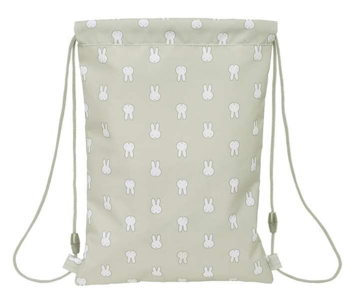 Bolsa Mochila con Cuerdas Miffy Niebla Gris 26 x 34 x 1 cm