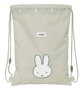 Bolsa Mochila con Cuerdas Miffy Niebla Gris 26 x 34 x 1 cm