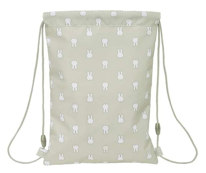 Bolsa Mochila con Cuerdas Miffy Niebla Gris 26 x 34 x 1 cm