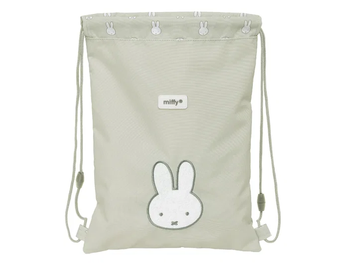 Safta Saco Plano Junior Miffy Niebla/Menta Reciclado y Repelente al Agua Safta Saco Plano Junior Miffy Niebla/Menta Reciclado y Repelente al Agua