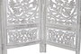 DKD Home Decor Biombo Indio Blanco 2 x 180 x 150 cm Mango MDF