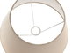 DKD Home Decor Set de 2 Pantallas de Lino Beige 40x40x25 cm E27