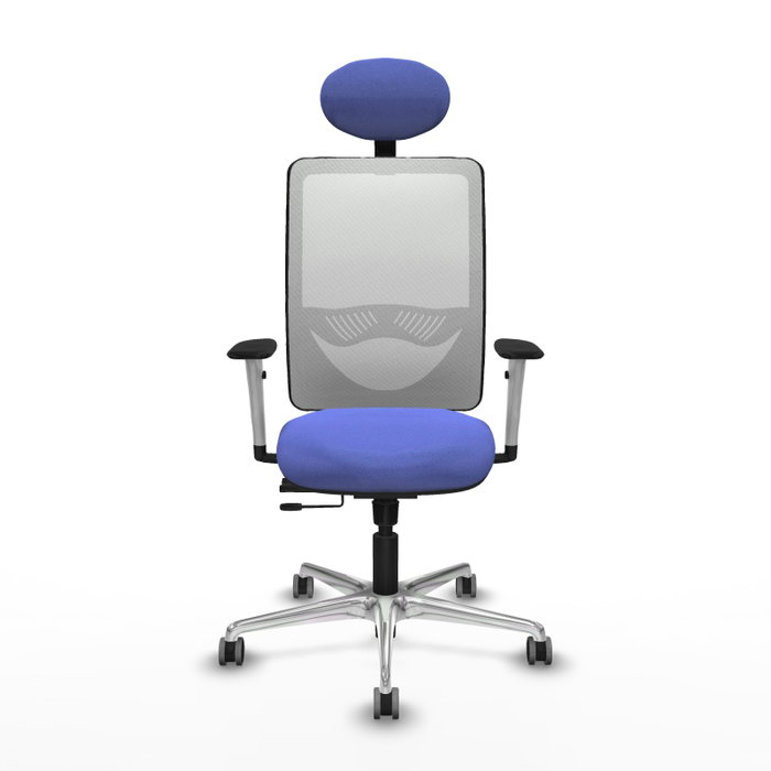 PIQUERAS Y CRESPO Silla de oficina Zulema Azul claro y Blanco PIQUERAS Y CRESPO Silla de oficina Zulema Azul claro y Blanco