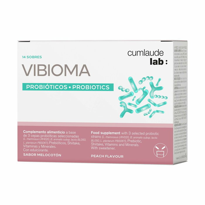 Cumlaude Lab VIBIOMA Probióticos Melocotón 14 Sobres Cumlaude Lab VIBIOMA Probióticos Melocotón 14 Sobres