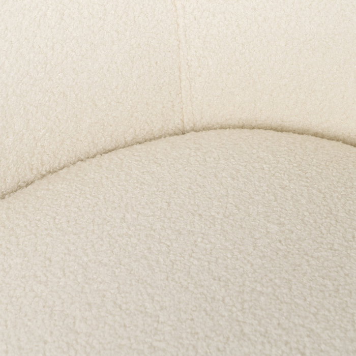 Ixia Sillón Blanco Tejido-Metal para Salón