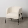 Ixia Sillón Blanco Tejido-Metal para Salón