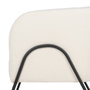 Ixia Sillón Blanco Tejido-Metal para Salón