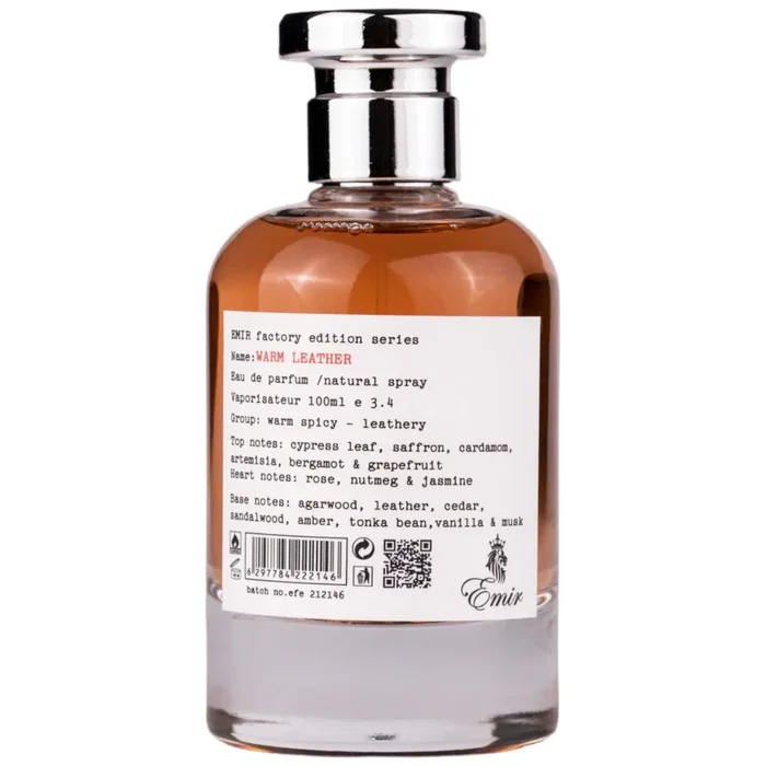 Emir Warm Leather Factory Edition Agua de perfume 100 ml Emir Warm Leather Factory Edition Agua de perfume 100 ml