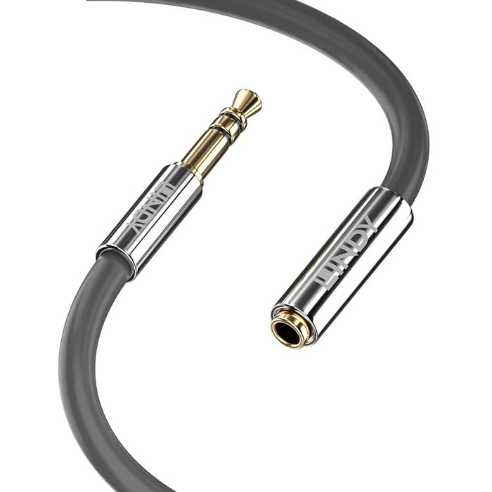 Lindy Cable de Extensión de Audio Cromo Line 3,5 mm - 1 m Lindy Cable de Extensión de Audio Cromo Line 3,5 mm - 1 m