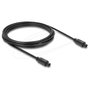 DeLOCK 90926 Cable de audio óptico Toslink 3 m Negro