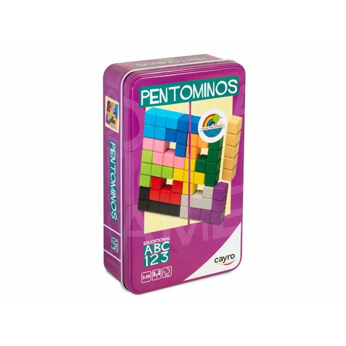 Cayro Juego Pentominos en caja de metal Cayro Juego Pentominos en caja de metal