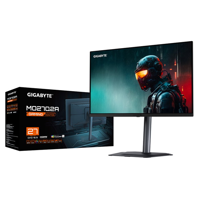 GIGABYTE MO27Q2A Monitor Gaming QD-OLED de 27" (67,8 cm) 2K QHD 2560 x 1440, 280Hz, 0.03ms, AMD FreeSync Premium Pro, NVIDIA G-SYNC Compatible, DisplayHDR True Black 400, Negro GIGABYTE MO27Q2A Monitor Gaming QD-OLED de 27" (67,8 cm) 2K QHD 2560 x 1440, 280Hz, 0.03ms, AMD FreeSync Premium Pro, NVIDIA G-SYNC Compatible, DisplayHDR True Black 400, Negro