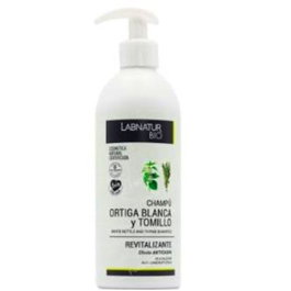 LABNATUR BIO Champú Revitalizante Anticaída y Anticaspa con Ortiga Blanca y Tomillo - 400 ml