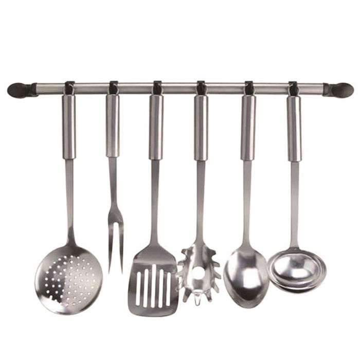 Easy Make Barra 6 Ganchos 56 cm Acero Inoxidable