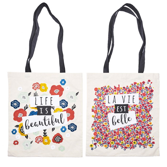 Entre Temps Bolsa Tote Bag Liberty 38x40 en Poliéster