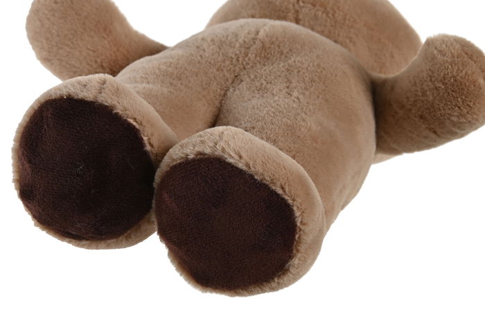 DKD Home Decor Peluche Oso Marron Beige 15 x 30 x 15 cm Poliester (6 Unidades)