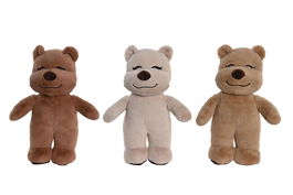 DKD Home Decor Peluche Oso Marron Beige 15 x 30 x 15 cm Poliester (6 Unidades)