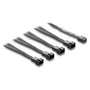 DeLOCK 84540 Cable divisor de ventilador 1 x 4-pin PWM a 4 x 4-pin PWM negro