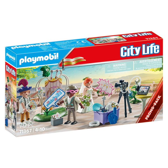 Playmobil Photocall Boda City Life 71367 - Cabina de Fotos para Juego de Boda con Mascaras y Camara, Juguete +4 Años Playmobil Photocall Boda City Life 71367 - Cabina de Fotos para Juego de Boda con Mascaras y Camara, Juguete +4 Años