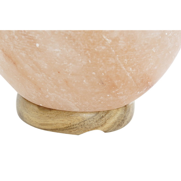 DKD Home Decor Lámpara de Sobremesa de Sal del Himalaya Rosa