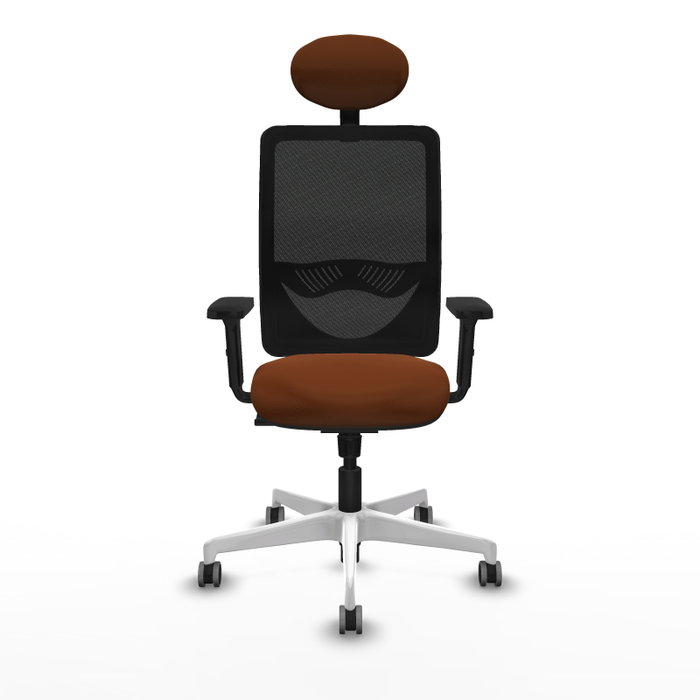 PIQUERAS Y CRESPO Silla de oficina Zulema con mecanismo Sincro, Marrón y Negro PIQUERAS Y CRESPO Silla de oficina Zulema con mecanismo Sincro, Marrón y Negro