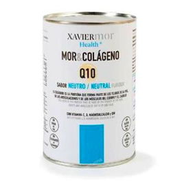 XAVIERMOR Colageno + Q10 Neutro 360Gr. Enriquecido con Vitamina C, D, Magnesio y Calcio para Piel y Articulaciones