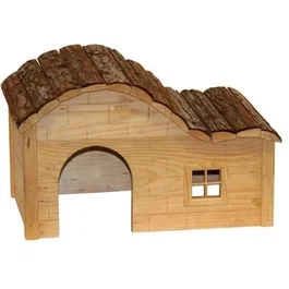 Kerbl Casa para roedores Naturaleza Techo curvo 40 x 25 x 25 cm KER4018653827581