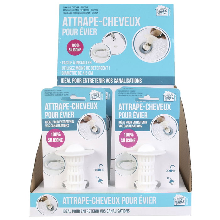 Je cherche une Idee Filtro Atrapapelos para Fregadero, Ducha y Bañera de Silicona