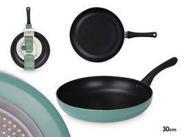 Kinvara Sarten Induccion Antiadherente Aluminio Prensado Diametro 30 cm Plata (Set de 6)