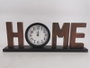 DKD Home Decor Reloj de Pared MDF Home Natural y Negro
