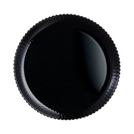 Luminarc Plato Llano Bloom Negro de Vidrio Templado 25cm