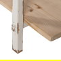 Consola Natural-Blanco Madera de Abeto 120 X 40 X 80 cm
