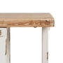 Ixia Consola Natural-Blanco Madera de Abeto 120 x 40 x 80 cm