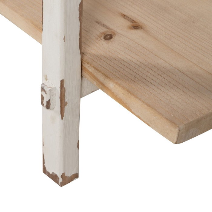 Ixia Consola Natural-Blanco Madera de Abeto 120 x 40 x 80 cm