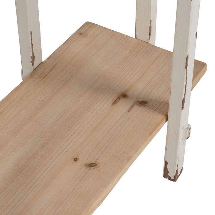 Ixia Consola Natural-Blanco Madera de Abeto 120 x 40 x 80 cm