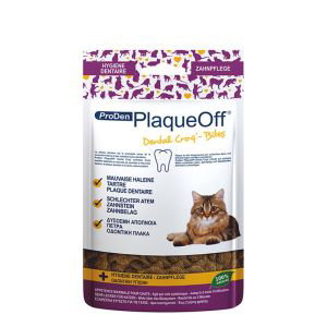 Swedencare PlaqueOff Dental Bites para Gato 60g