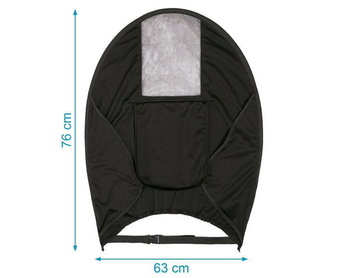 KioKids Parasol Adicional Universal Para Cochecito Infantil Negro +0 meses Protección UPF+40 KioKids Parasol Adicional Universal Para Cochecito Infantil Negro +0 meses Protección UPF+40