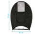 KioKids Parasol Adicional Universal Para Cochecito Infantil Negro +0 meses Protección UPF+40